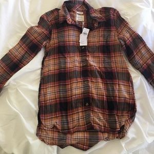 Women’s plaid shirt NWT